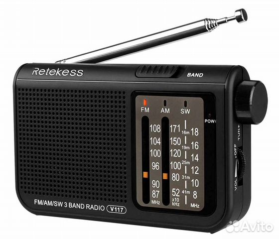 Цифровой карманный радиоприемник Retekess V117
