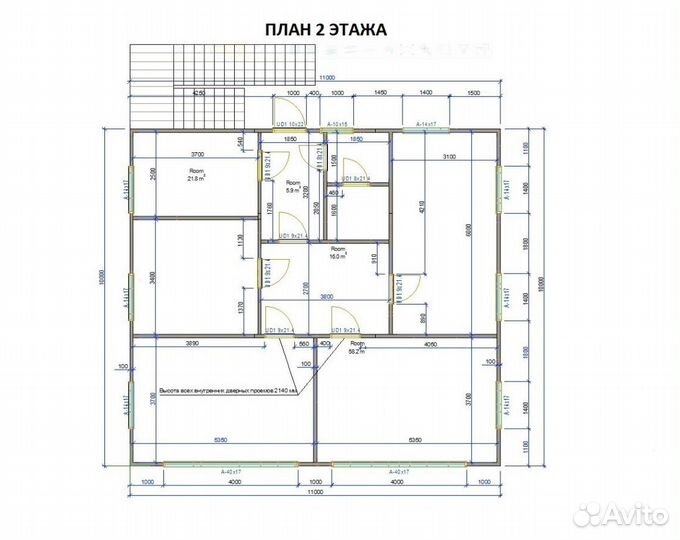 Лстк каркас торгово-офисного здания площадью 242 м