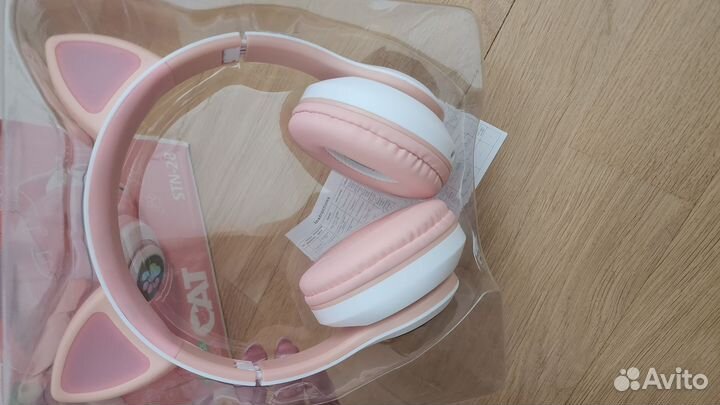 Наушники кошачьи ушки