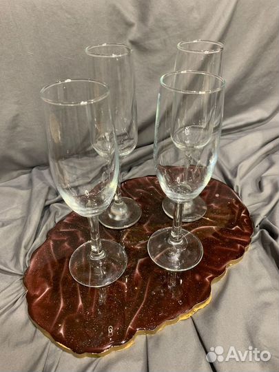 Подставка интерьерная, подставка под фужеры