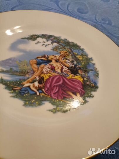 Тарелка столовая Мадонна Пастушка Пастораль