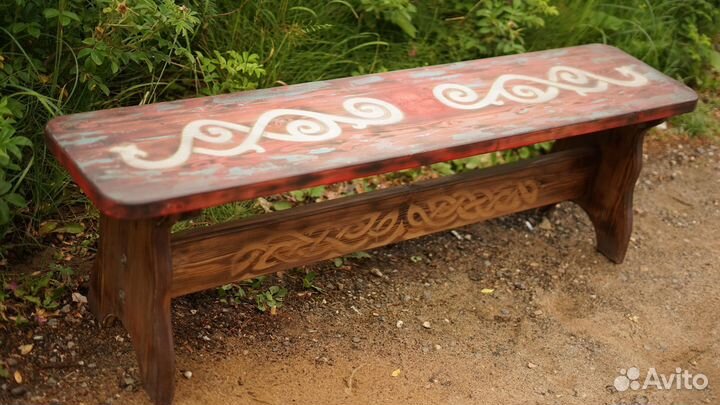 Лавка славянина (уличная мебель)