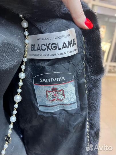 Шуба норковая blackglama 42/44