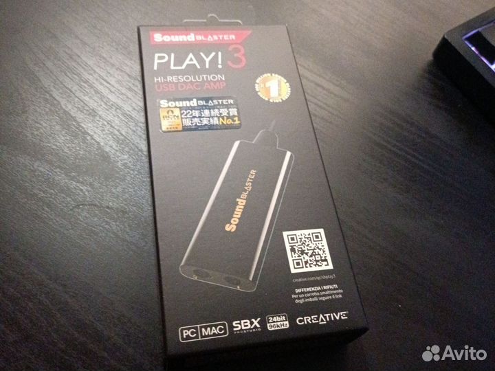 Sound blaster play 3