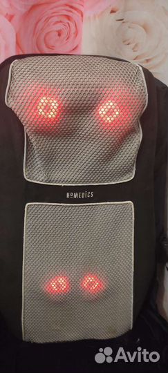 Массажное кресло накидка с 3D обогревом