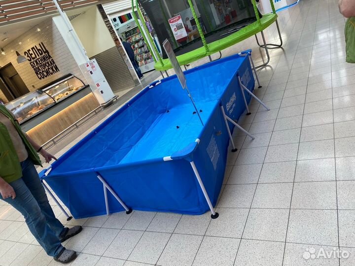 Бассейн новый каркасный