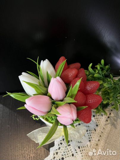 Мыло ручной работы букет