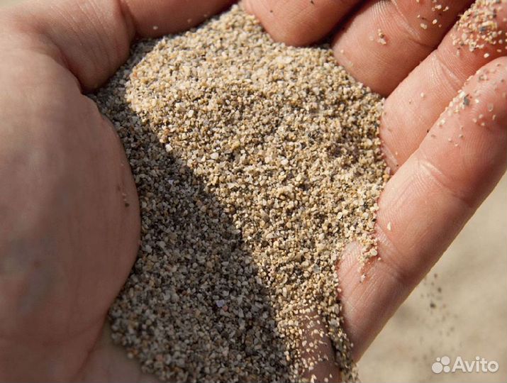 Песок строительный от 20 мешков