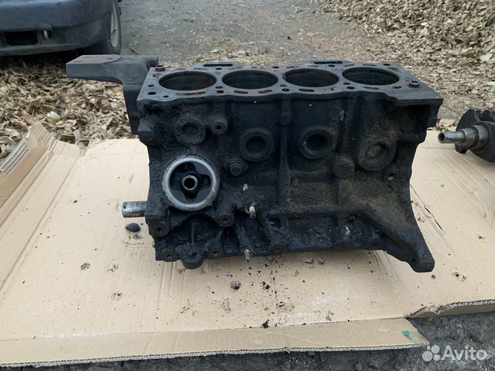 Блок цилиндров с коленвалом toyota 3e