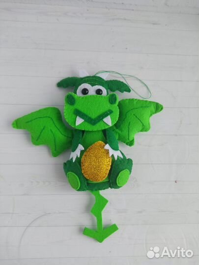Игрушка Дракон из фетра