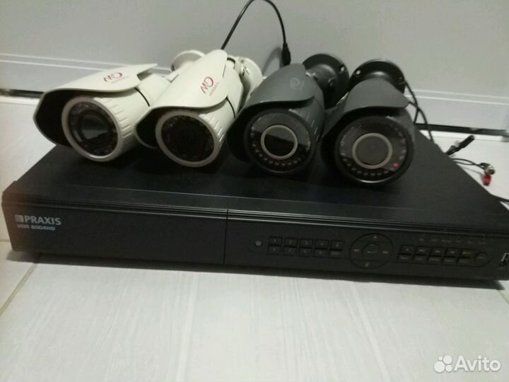 Бу Комплект видеонаблюдения 4 камеры Full HD