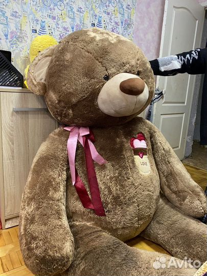 Огромный плюшевый мишка 1.80