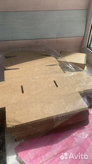 Самосборная коробка крафт