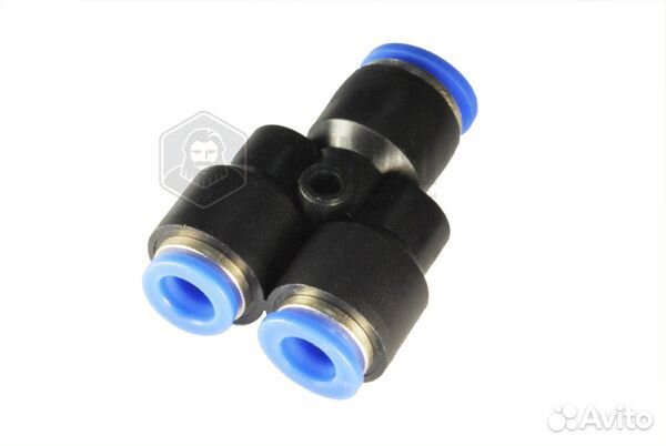 Переходник Y-образный, пластик 12х8