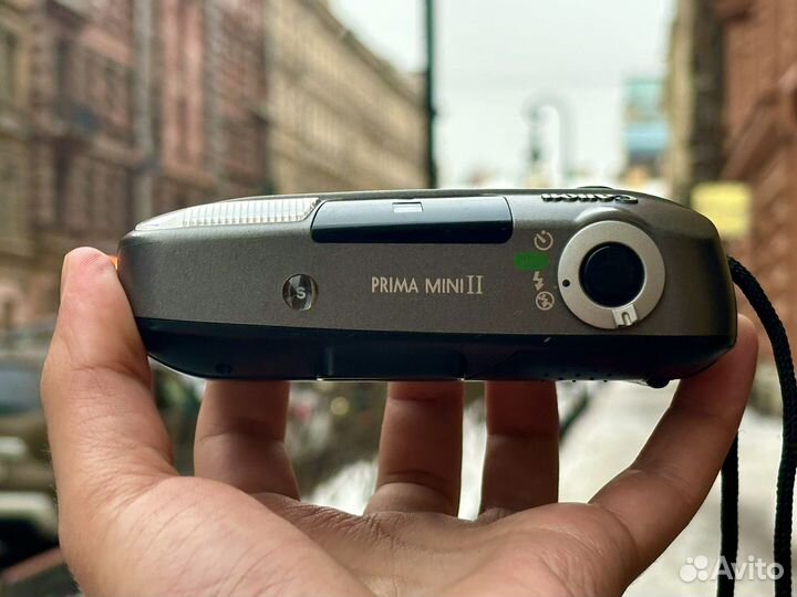 Canon Prima Mini II плёночный фотоаппарат