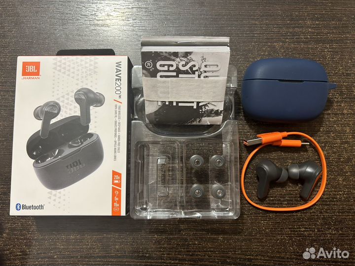 Наушники JBL Wave 200TWS, Bluetooth, черный