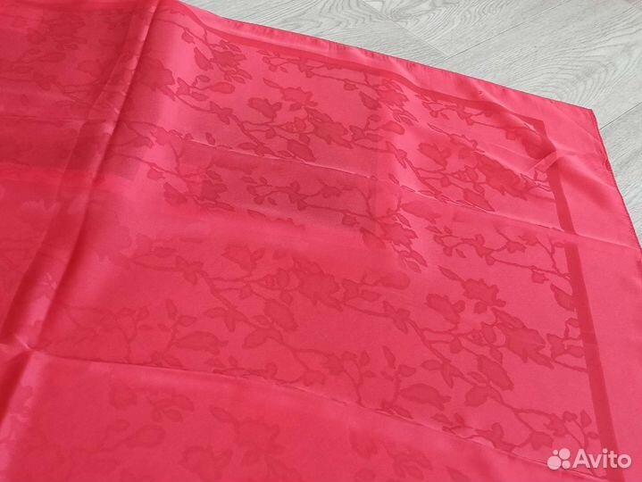 Платок Шелковый Жаккардовый Коралл 12 расцветок