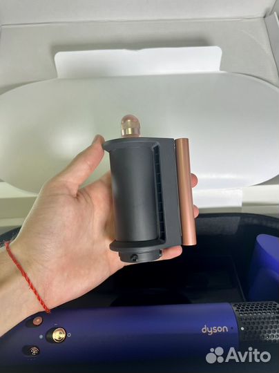 Стайлер dyson hs 05 airwrap long vinca blue