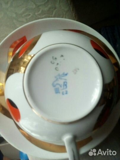 Чайная пара,Золотые яблочки