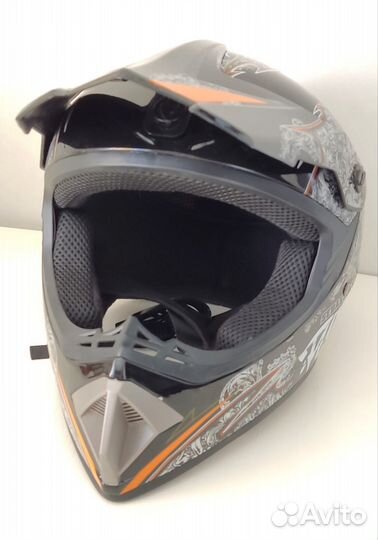 Мото шлем для эндуро