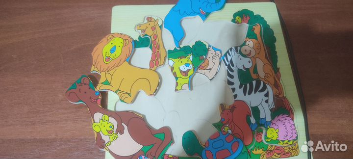 Пазл деревянный