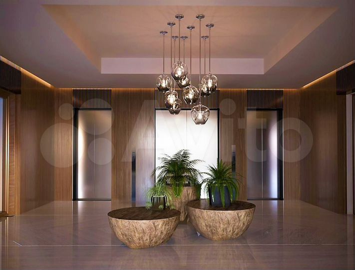 2-к. апартаменты, 45,4 м², 5/6 эт.