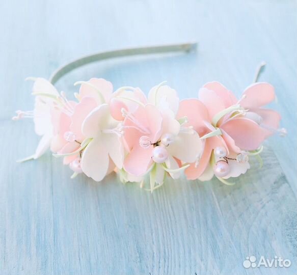 Ободки, брошки, заколки ручной работы