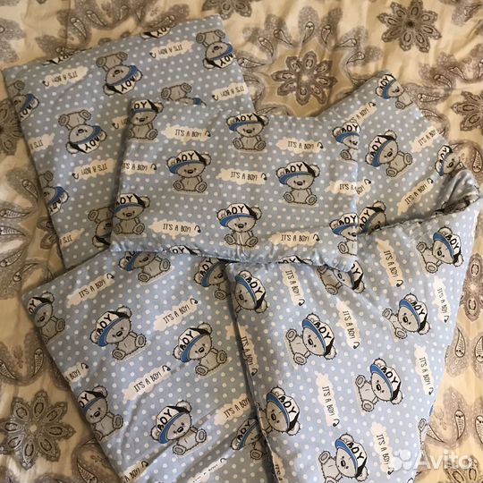 Комлект в коляску для мальчика