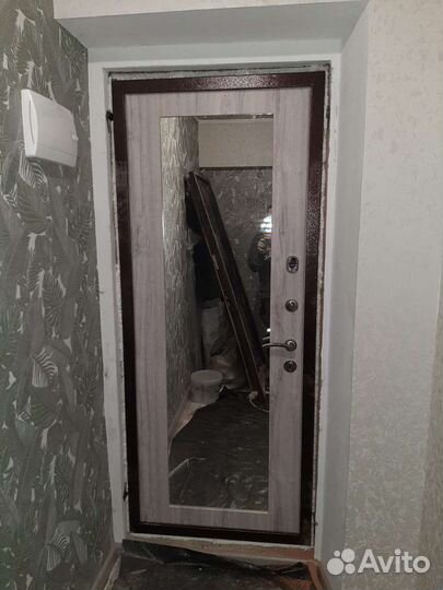 Замена панели мдф на входной двери накладки