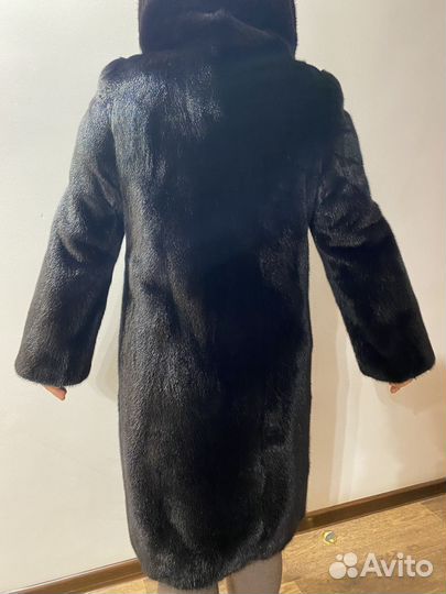 Шуба норковая черный бриллиант