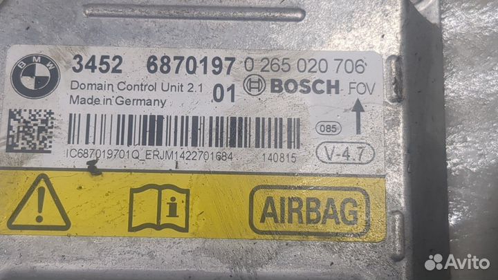 Блок управления airbag BMW X5 F15, 2015