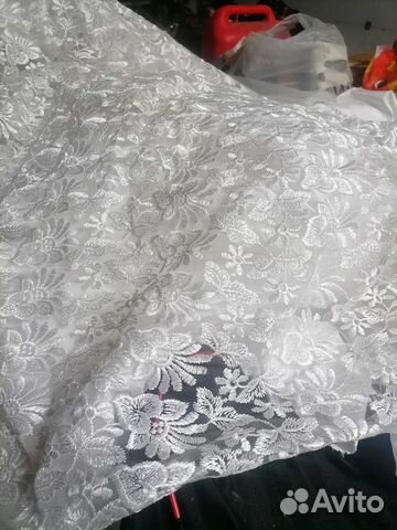 Кристалон, кружево, фурнитура. Белая