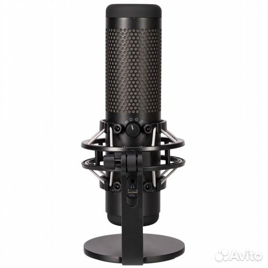 Микрофон HyperX QuadCast S USB USB Type-C, черный