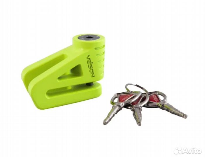 Навесной замок для мотоцикла DX7 Green