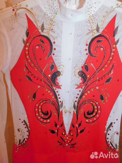 Платье для фигурного катания рост 135-140 артблеск