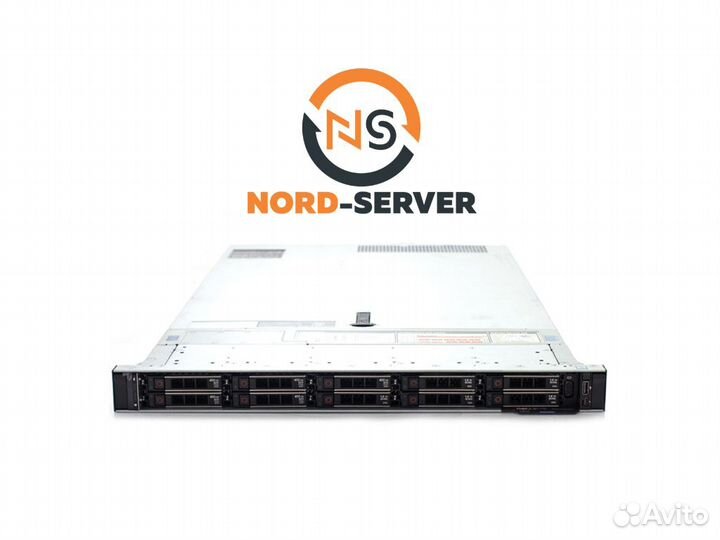 Сервер dell R640 12SFF 2x Silver 4110 32GB