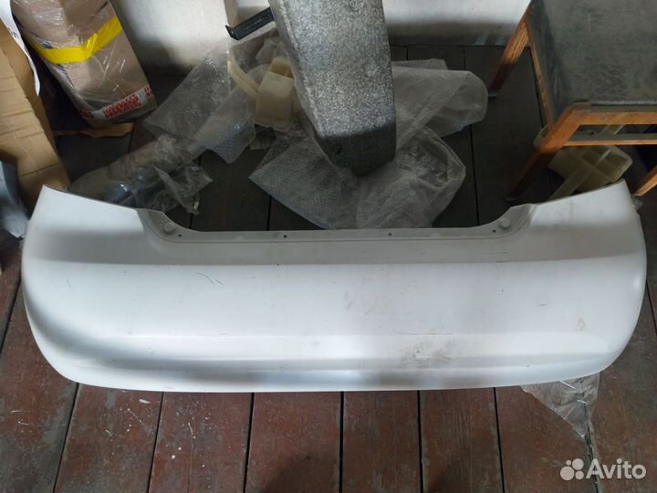 Бампер задний Chevrolet Aveo T200 хетчбэк