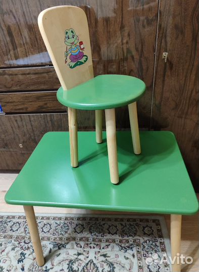 Детская мебель стол и стул бу