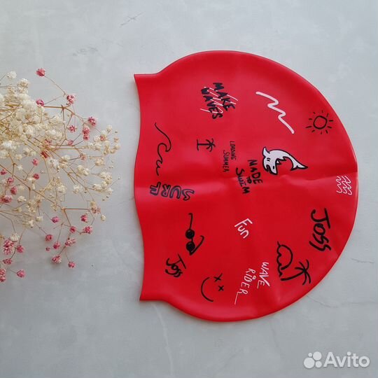 Детская шапочка для плавания р. 52-54