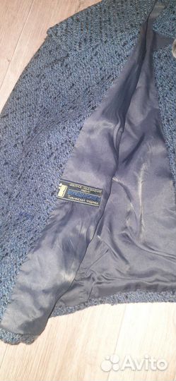 Твидовый пиджак очень плотный 48-52