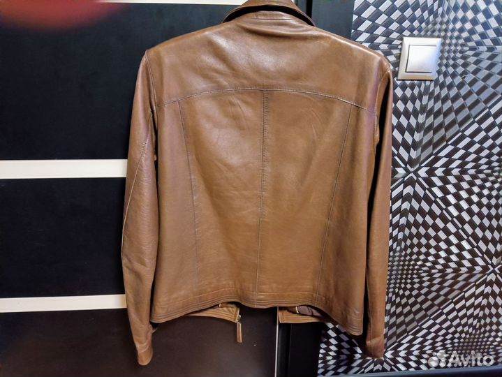 Кожаная куртка мужская