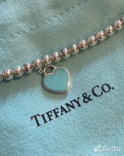 Браслет Tiffany с сердцем