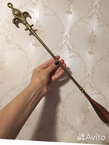 Ложка для обуви латунь пр-во Италия