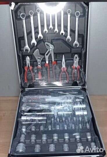 Набор инструментов чемодан 187 предметов / Новый