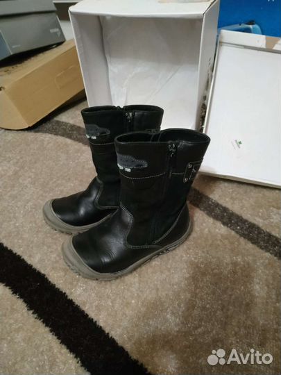 Сапоги кожа