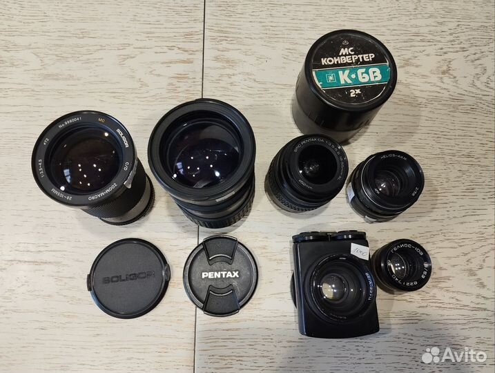 Объективы СССР и Япония