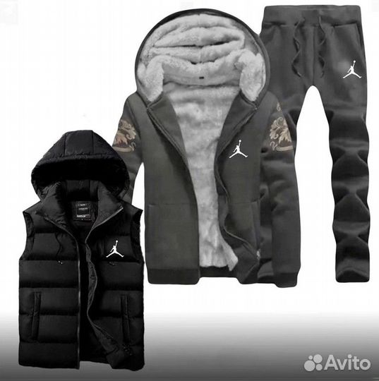 Костюм тройка Jordan на меху