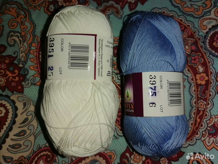 Пряжа Pelikan vita cotton