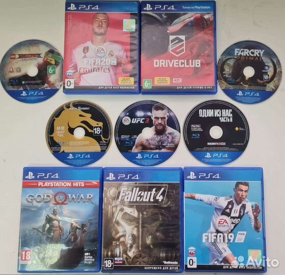 Диски на ps4 и xbox one