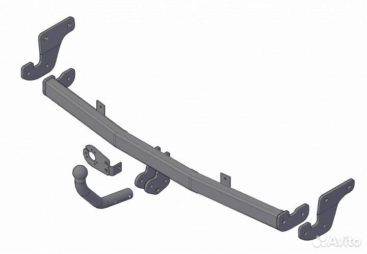 Фаркоп(новый) для Hyundai Creta